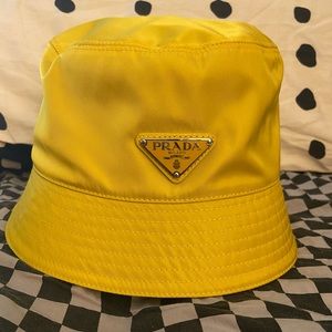 Yellow Re- Nylon Bucket hat